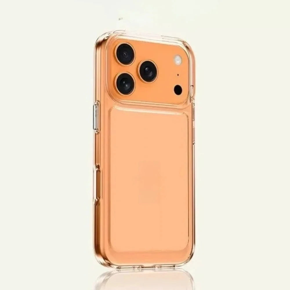 Luxury Transparent Shockproof Armor Case for iPhone 17 Air 16 15 14 Plus 13 12 Mini 11 Pro Max Clear Bumper Hard Acrylic Cover